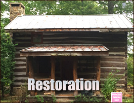 Historic Log Cabin Restoration  Little Switzerland, North Carolina
